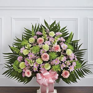 Multicolor Pastel Sympathy Floor Basket
