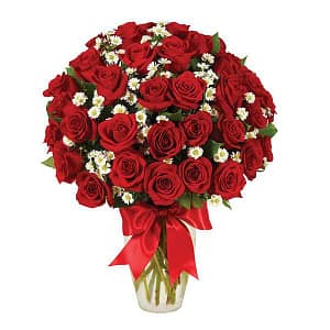 3 Dozen Roses - Red