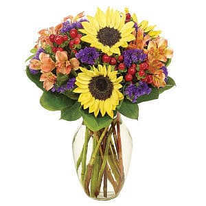 Fall Sunflower Brilliance Bouquet