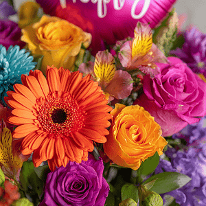 Birthday Florist Choice + Balloon