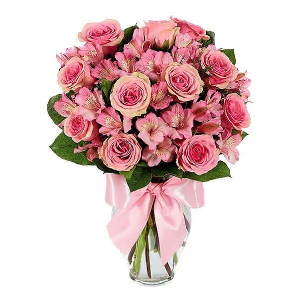 Rose & Alstroemeria Blush Bouquet Rose & Alstroemeria Blush Bouquet
