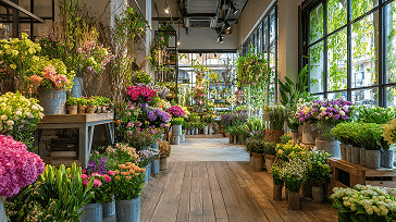 Floral design workspace