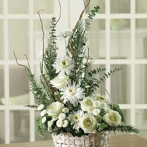 White Sympathy Basket