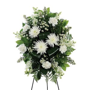 White Standing Spray