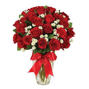 1 1/2 Dozen Roses - Red