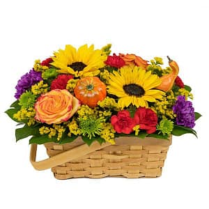 Bountiful Blooms Basket