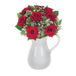 Rose Bouquet in a Pitcher