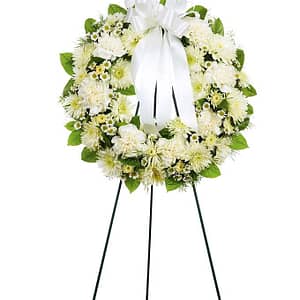 Open Wreath Standing Spray
