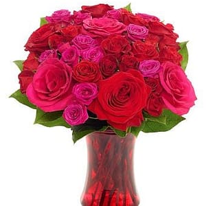 Radiant Red Romance Bouquet