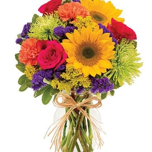Bright Sunflower Bouquet