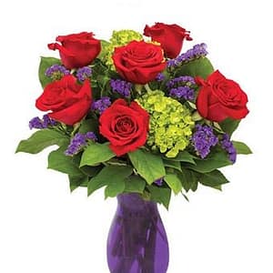 Amethyst Rose Bouquet