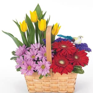 Spring Flower Basket