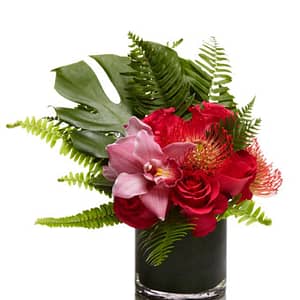 Tropical Rose & Orchid Elegance