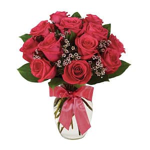Hot Pink Rose Bouquet