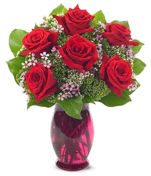 Rose in Green Bouquet