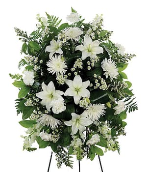 White Standing Spray