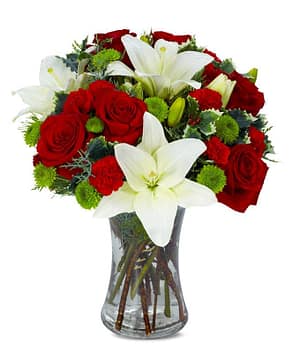 Red Rose and Lily Celebration