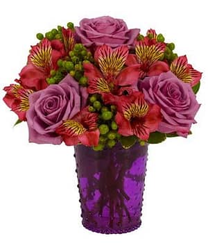 Purple Rose Bouquet
