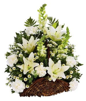 Classic Fireside Basket Remembrance